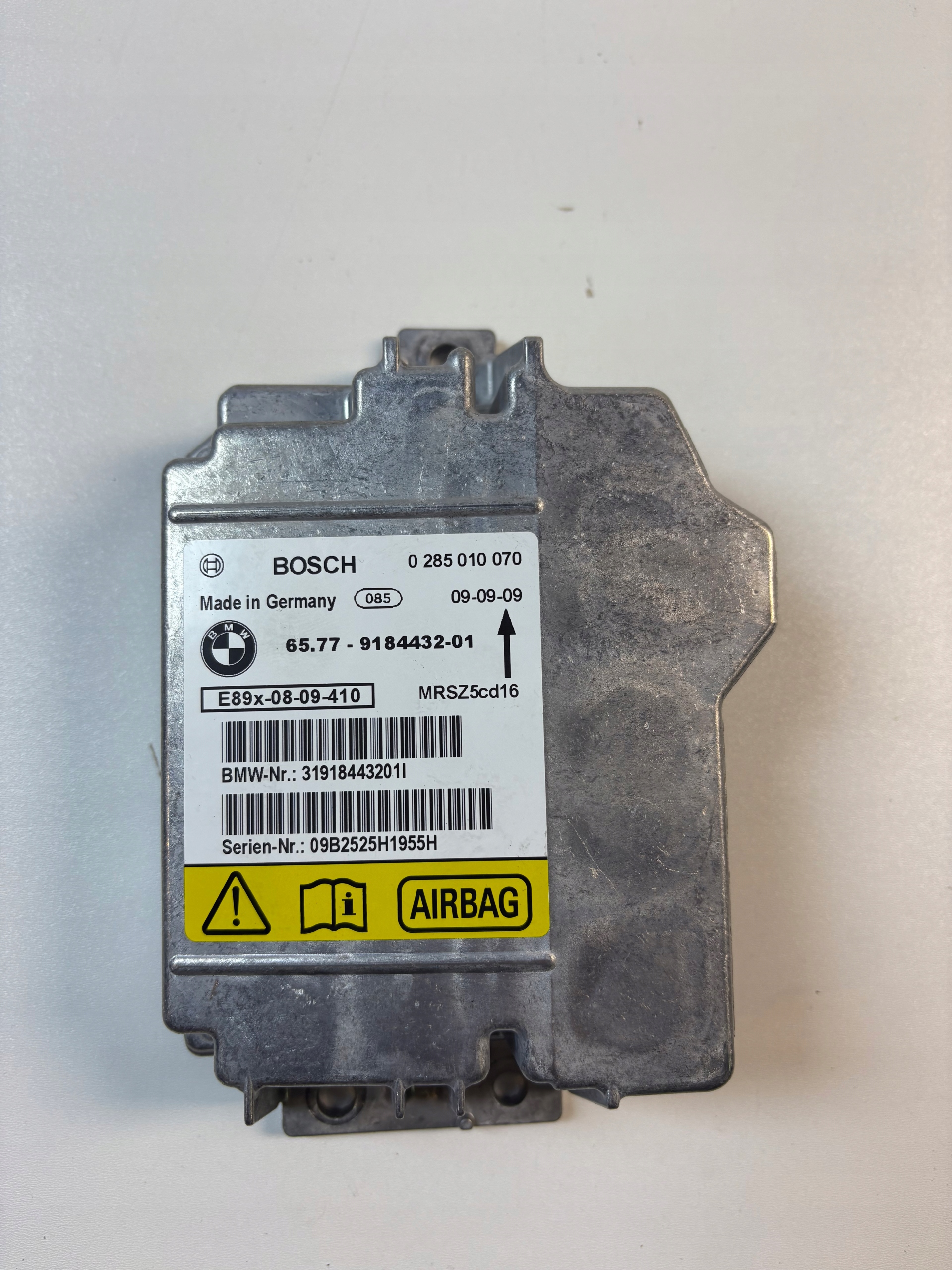 SENSOR PODUSZEK AIRBAG BMW OE 9184432