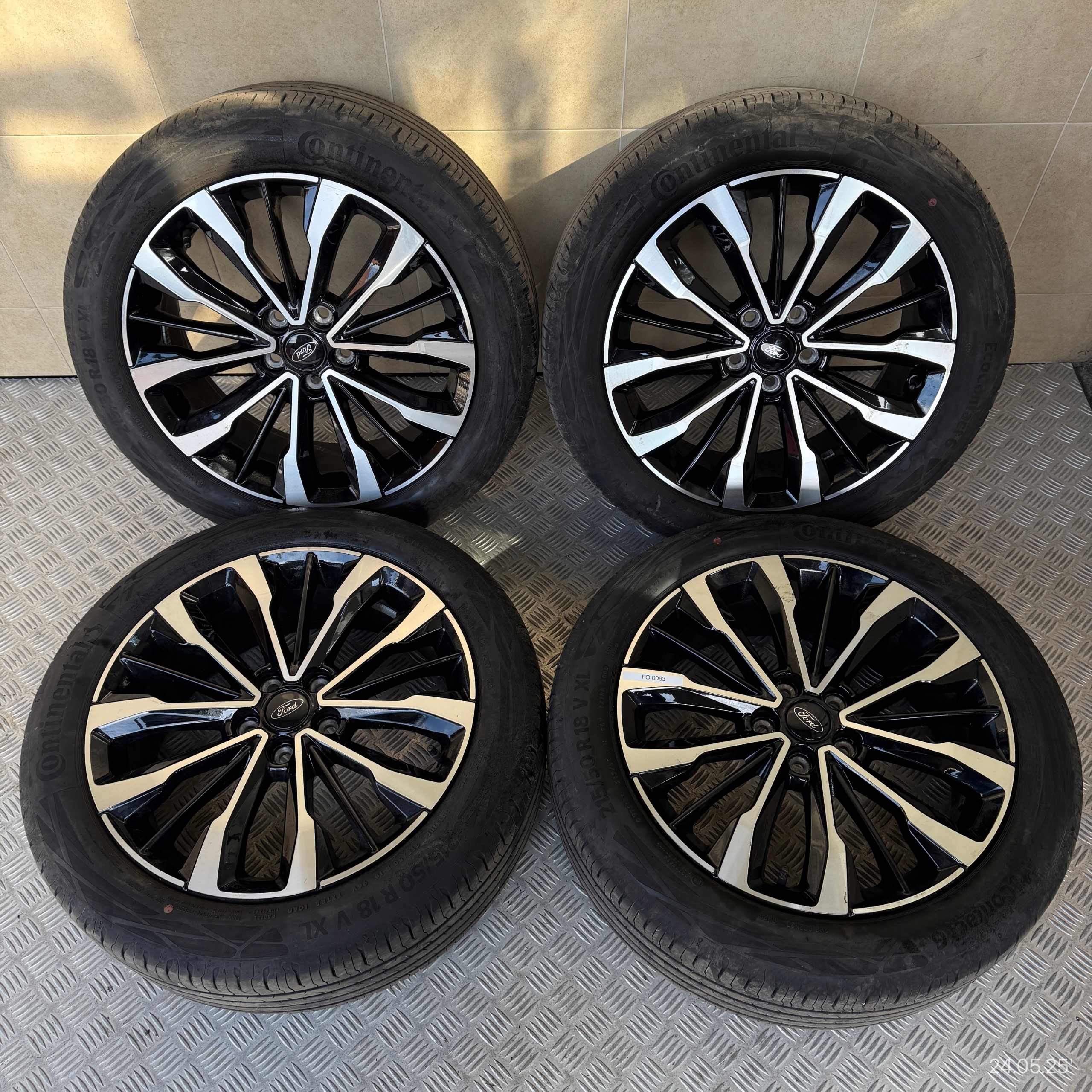 discs wheels tyres FORD PUMA II CONTINENTAL 215/50/18" 4MM summer