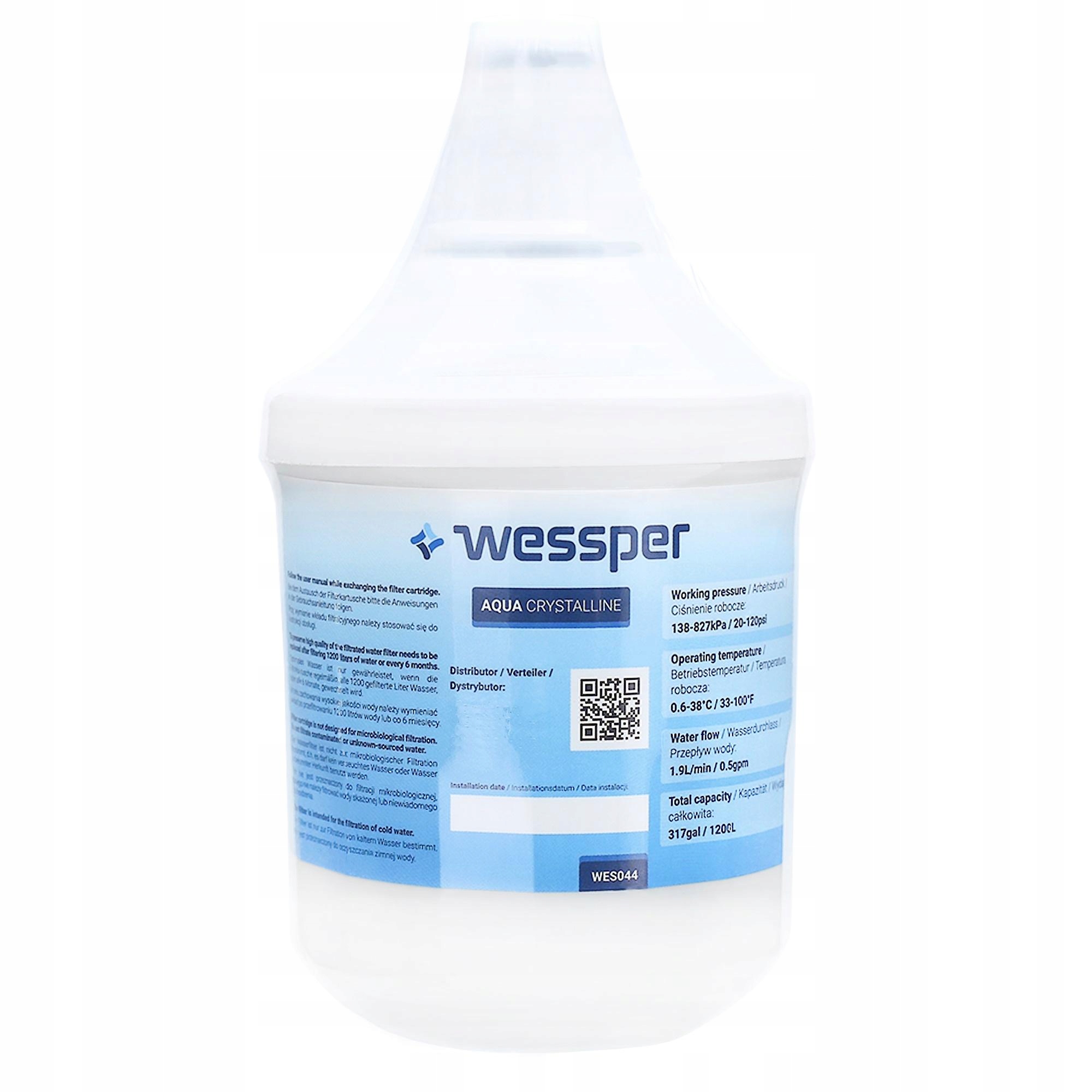 2 x Filtr wody do lodówki Samsung RSH1KBRS1XEO Model Aqua Crystalline