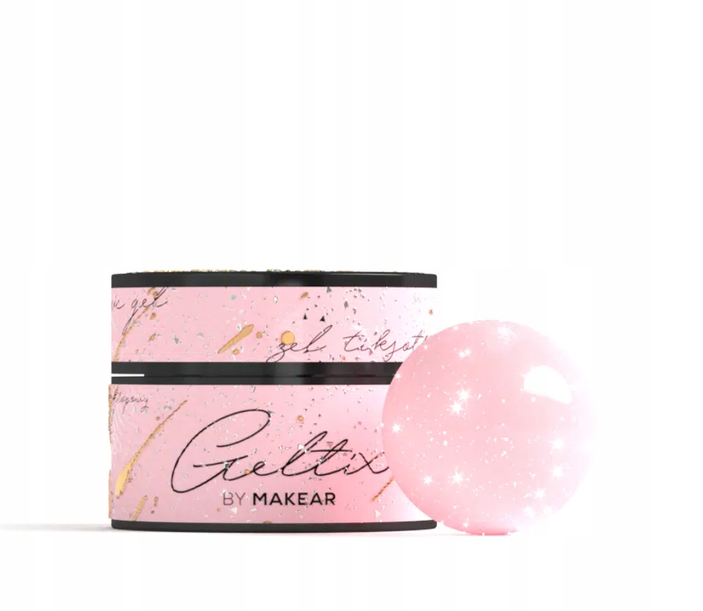 Stavební gel Makear Geltix GT05 Pink Shine, 50 ml