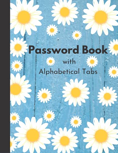 password books, inary Password Book with Alphabetical Tabs: Internet Passwo