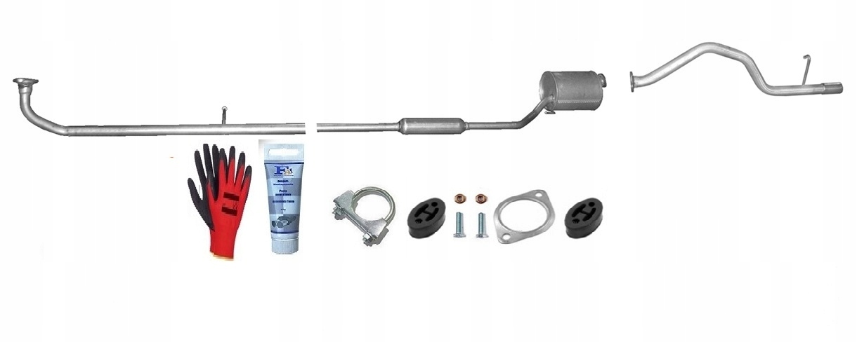 Daihatsu Cuore 1.0 12V 41kW (1998-6/2000) Výfukový SYSTÉM+bonus