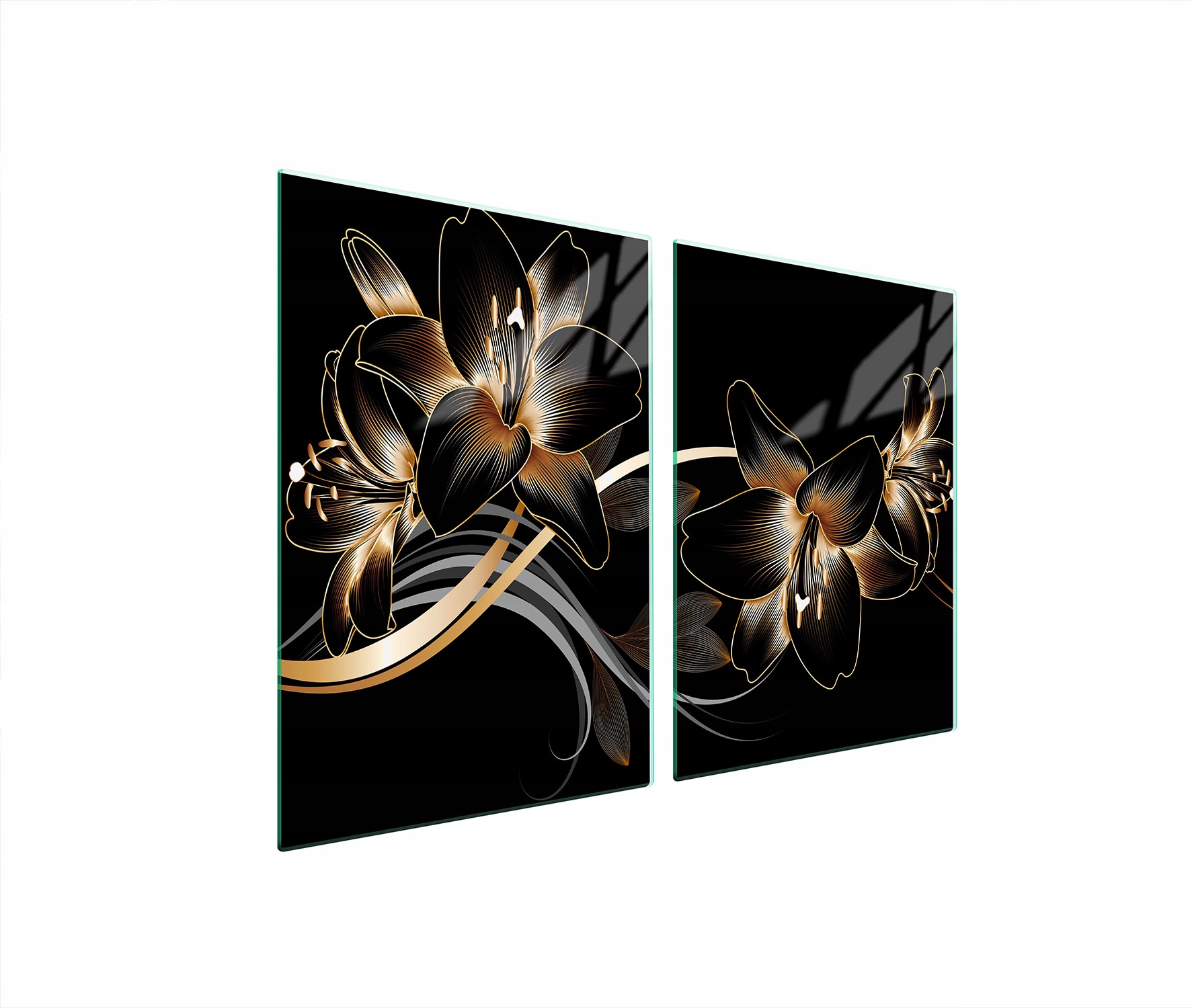 Ochranná Skleněná Deska Do Kuchyně 2x45x52 Orchidej Tvrzené Sklo