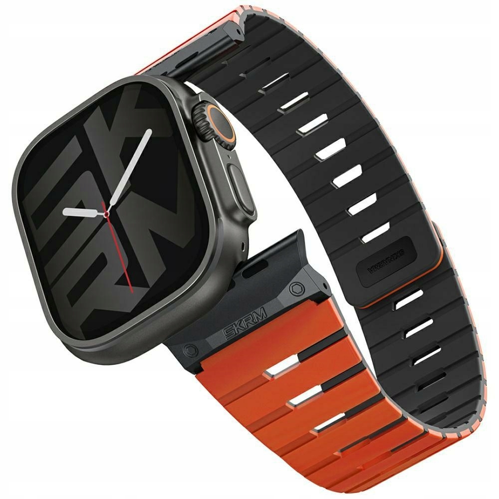 Pásik Skinarma Gemini pre Apple Watch 49/46/45/44 mm oranžový