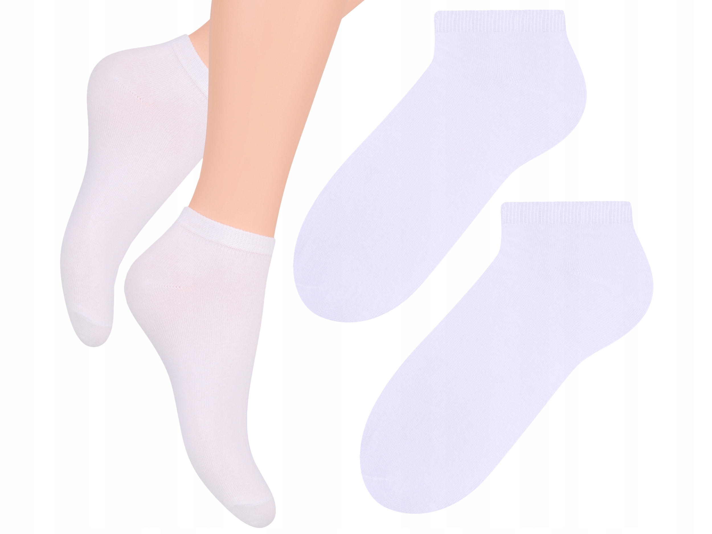 

Steven 052 Stopki Bawełniane UX1 Biały 35-37