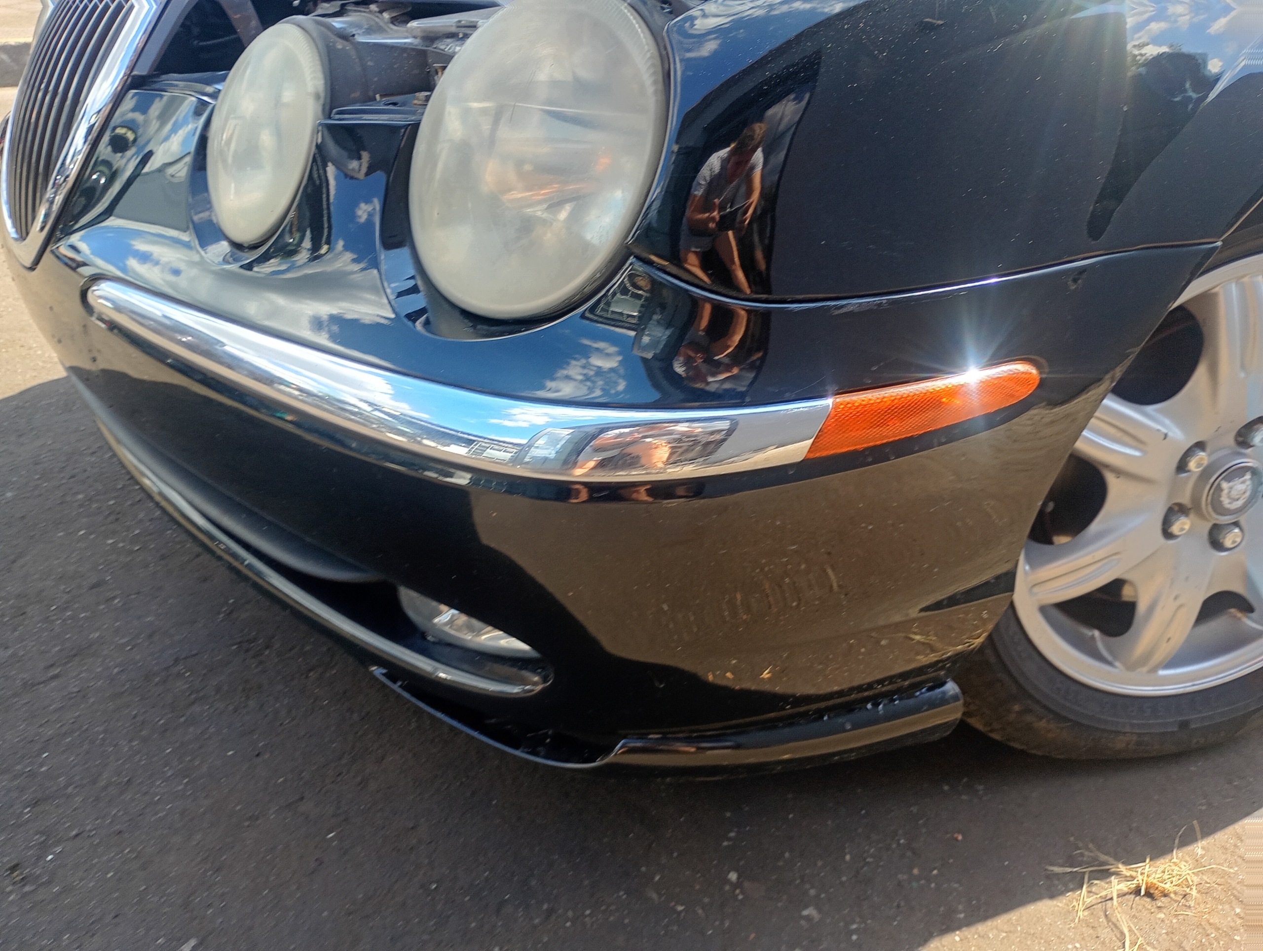 front bumper front Jaguar S-Type 2 II 99-02 kod lakieru PED
