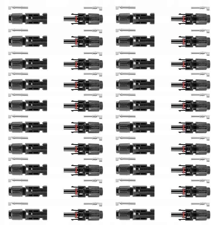 Konektor MC4 Solární Panel 100 kusů