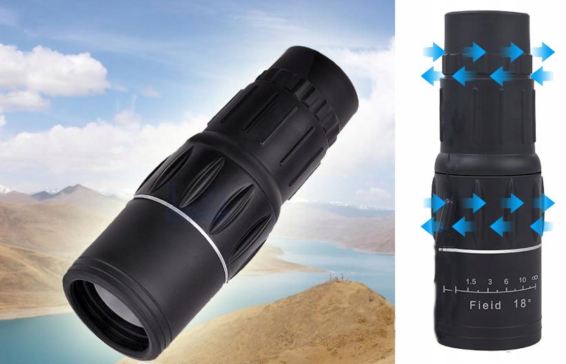 MONOKULAR LORNETKA 16x52 LUNETA SZKŁO BAK-4 Model 0000