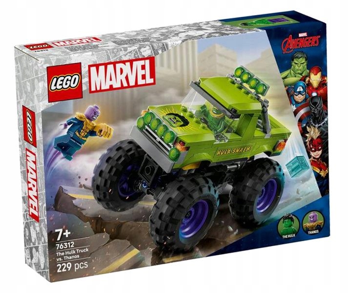 Lego(r) Hrdinové 76312 Monster Truck Hulka. . .