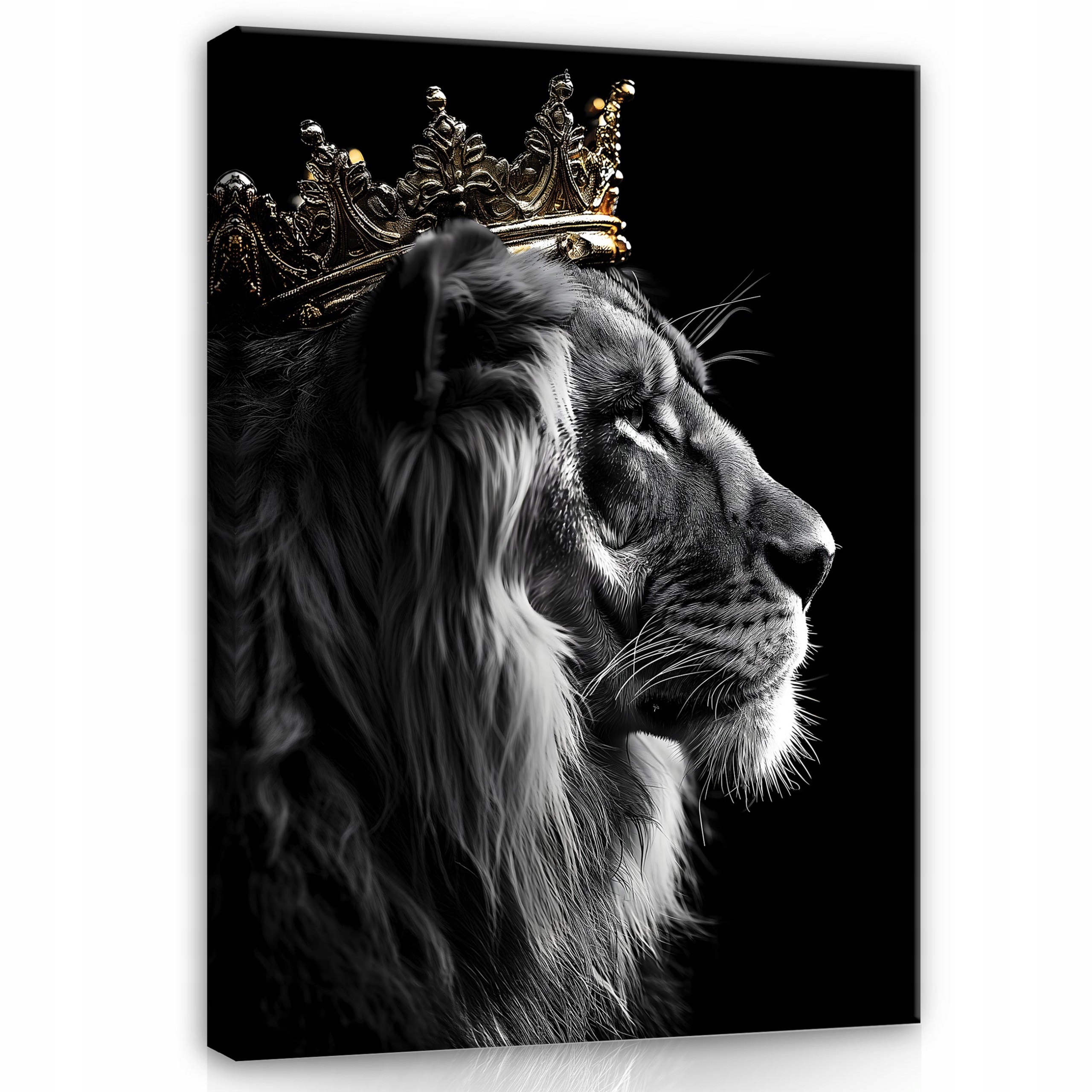 Obraz Na Plátně Stěna Lví král Motivační Do Ložnice Obývacího Pokoje 120x80
