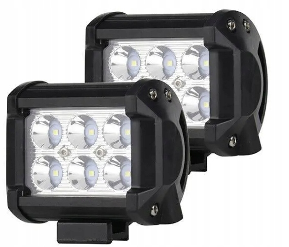 

2x Led 18W Halogen Szperacz Lampa Robocza 12V 24V