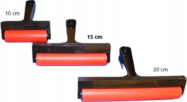 WAŁEK MALARSKI GUMOWY TWARDY PROFESJONALNY - 10 CM