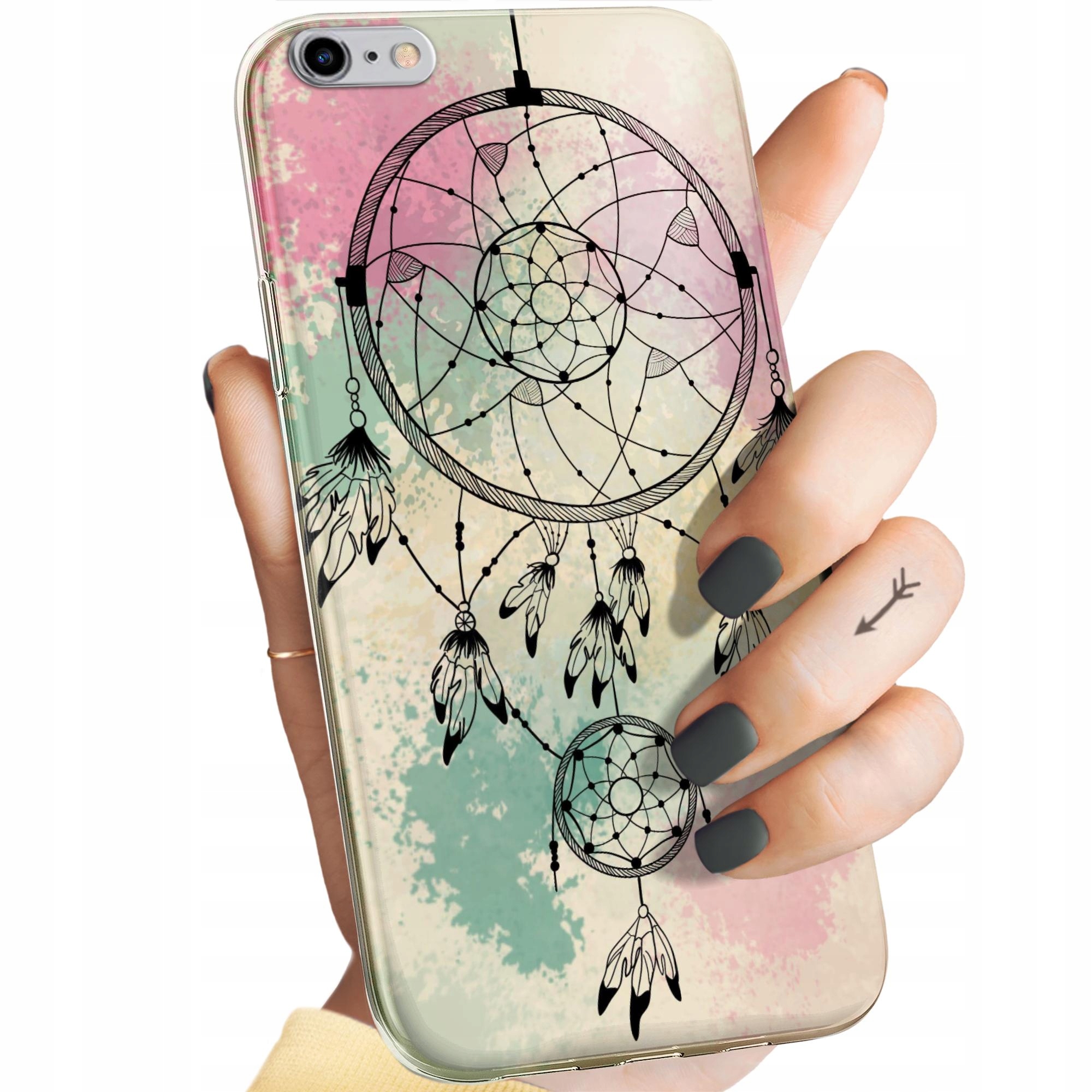 Etui Do Iphone 6 Plus 6S Plus Boho Łapacz Snów Pióra Obudowa Case