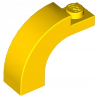 

Lego Klocek mostek łuk 6005 żółty