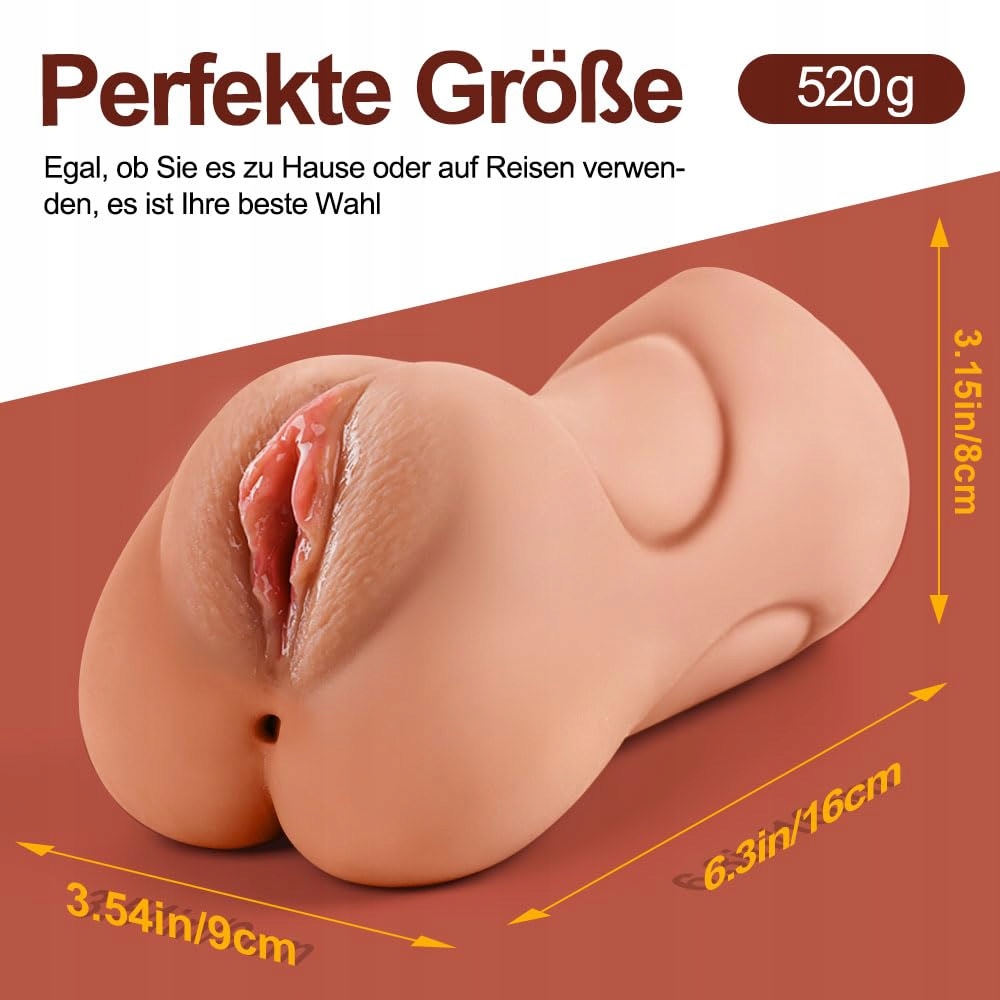 3 IN 1 MASTURBATOR Dla Mężczyzn Przenośne Zabawki Erotyczne — miniatura 3