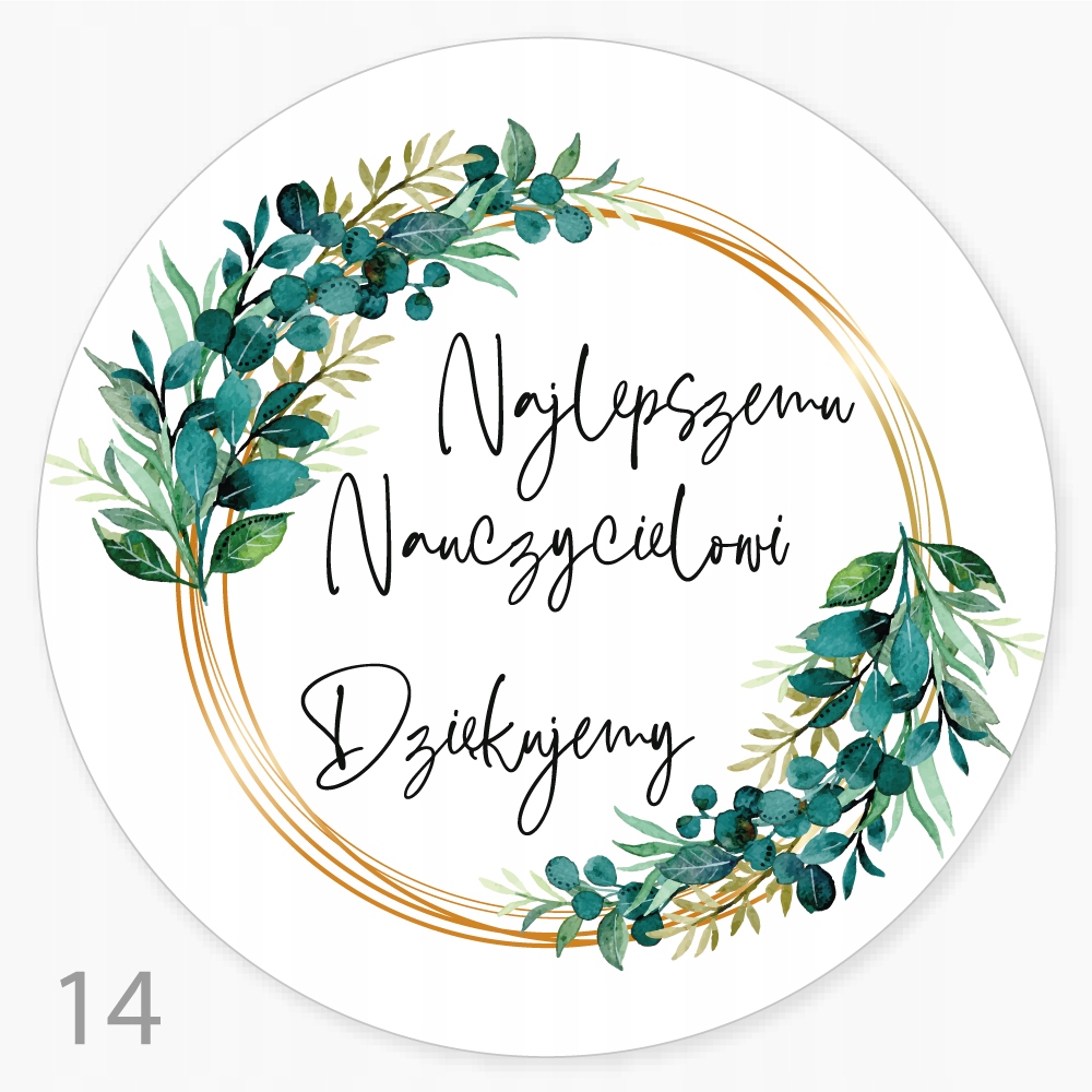 

Naklejki Dzień Nauczyciela Koniec Roku Szkoła 24