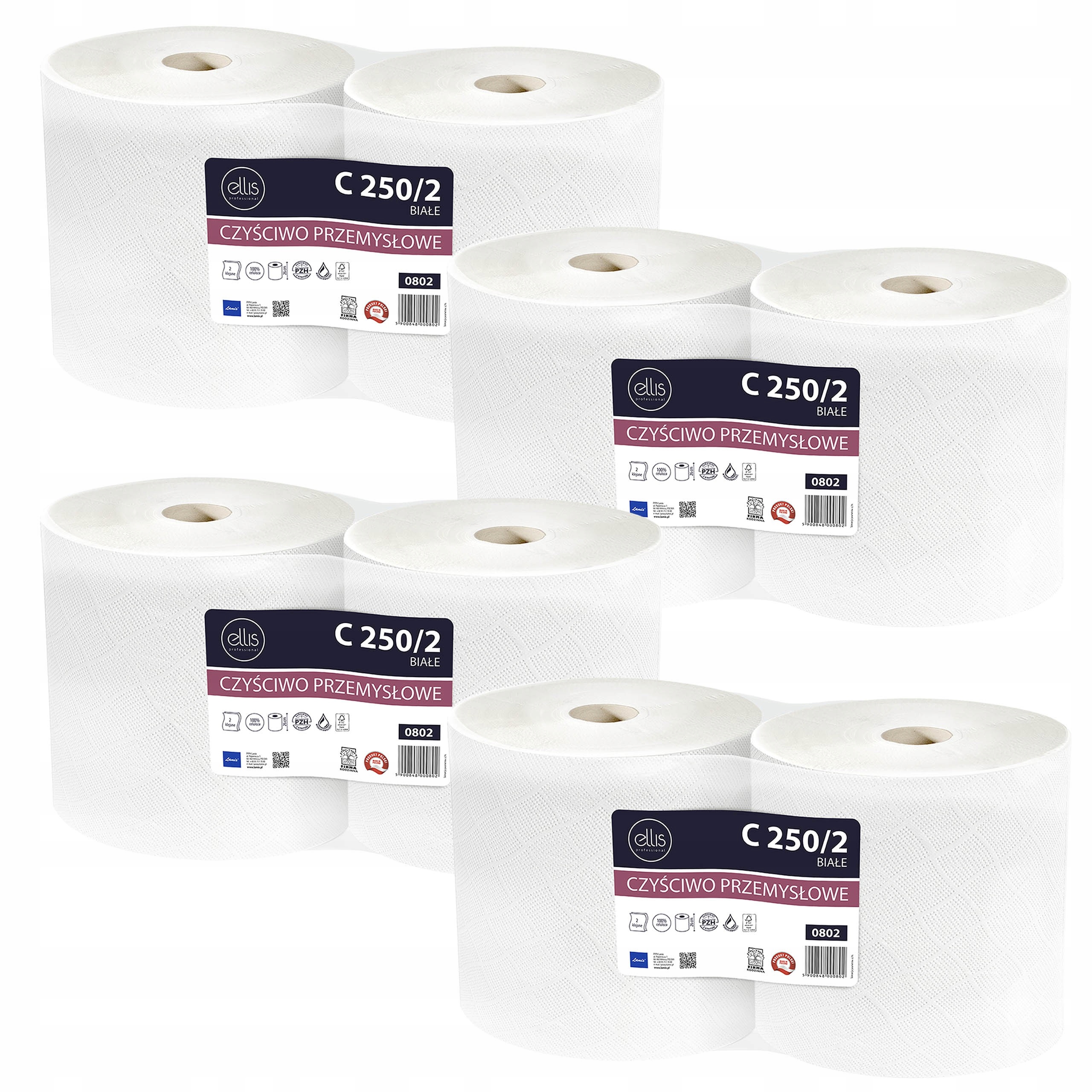 Ellis czyściwo, ręcznik papierowy 8 rolek