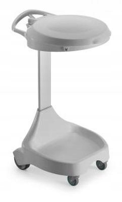 Smile Šedý Rám Šedá Potahová Vrstva Kolečko