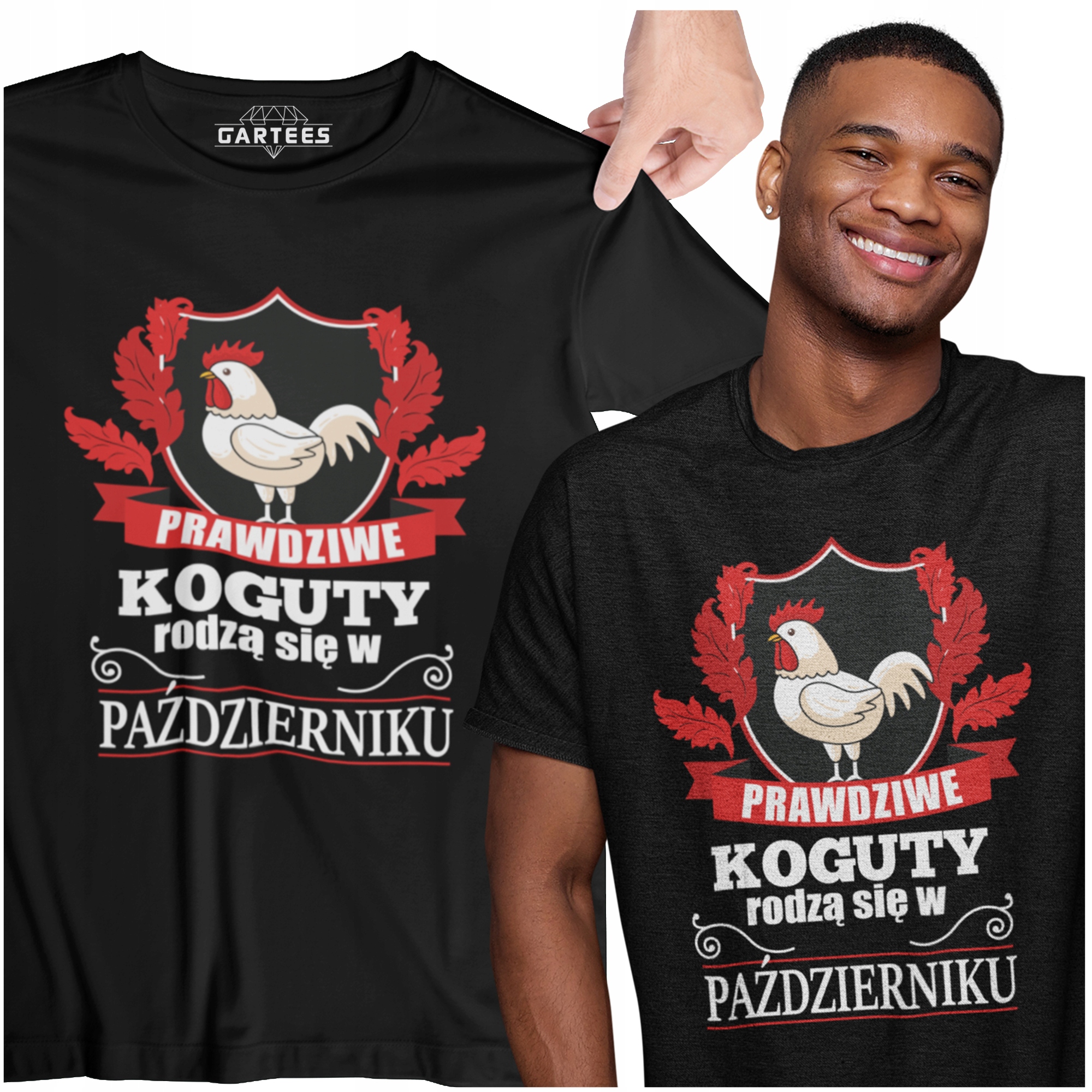 

T-shirt Prawdziwe Koguty Rodzą Się W Październiku