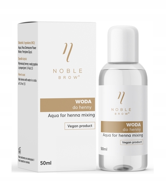 NOBLE LASHES WODA DO HENNY PUDROWEJ 50ML