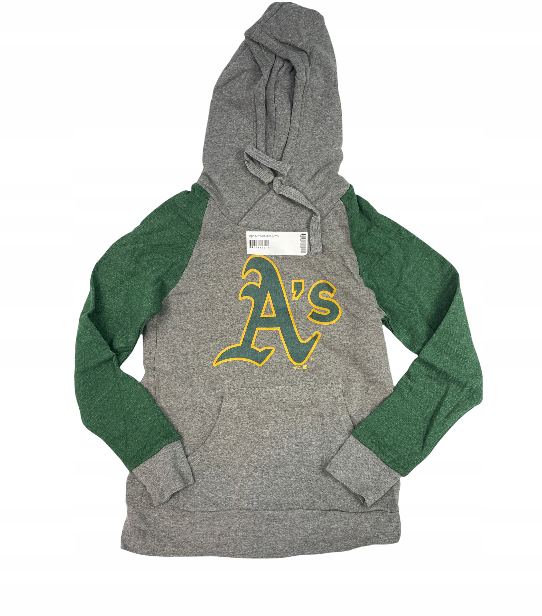 Šedá mikina s s kapucí Oakland Athletics M