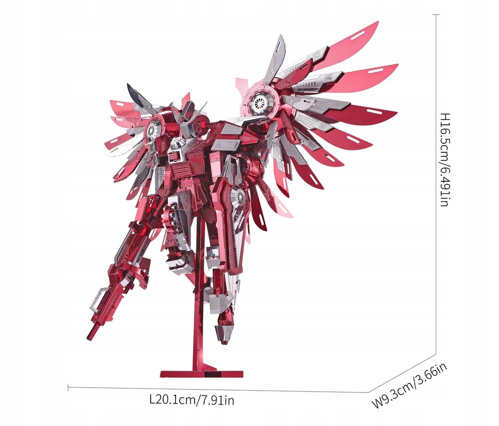 Piececool Puzzle Metalowe Model 3D - Mech Robot "Thundering Wing Marka inna