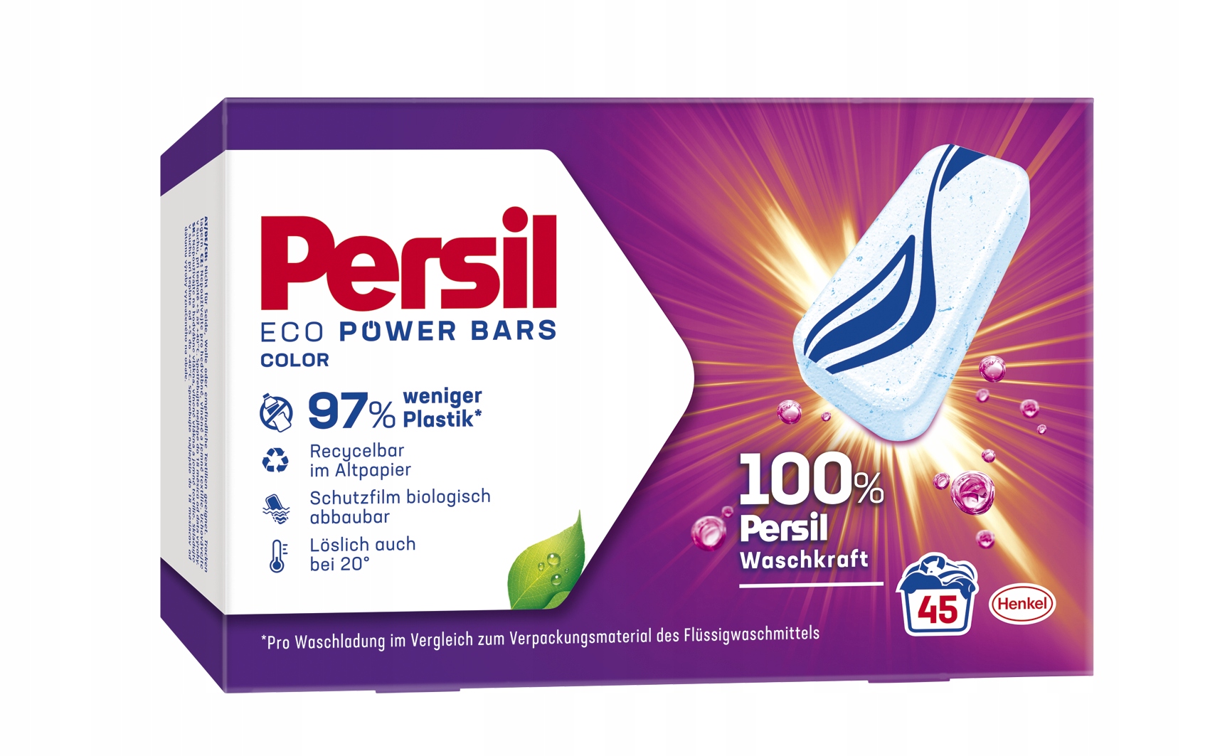 Levně Persil Eco Power Bars Color Prací tablety 45
