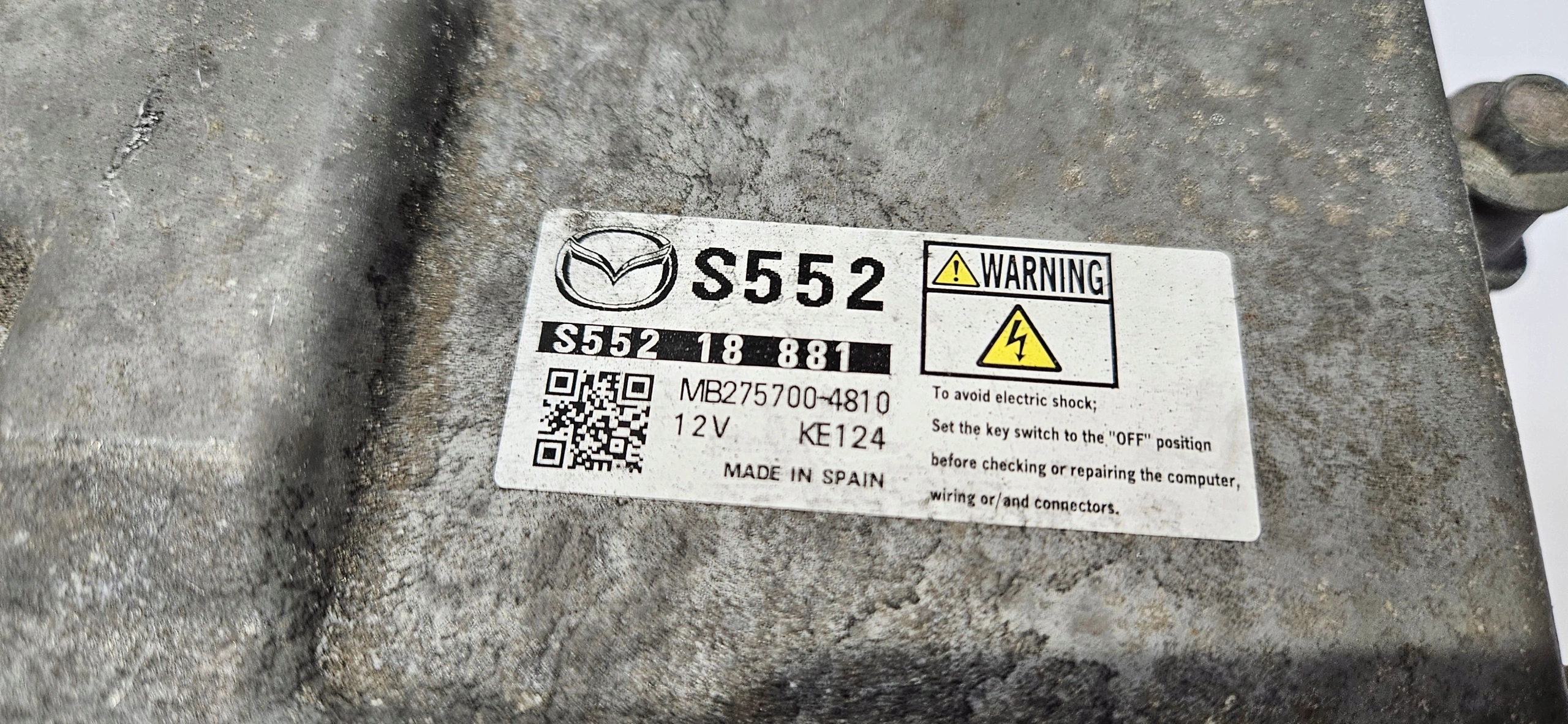 computer Motore ECU MAZDA CX-3 CX3 S55218881