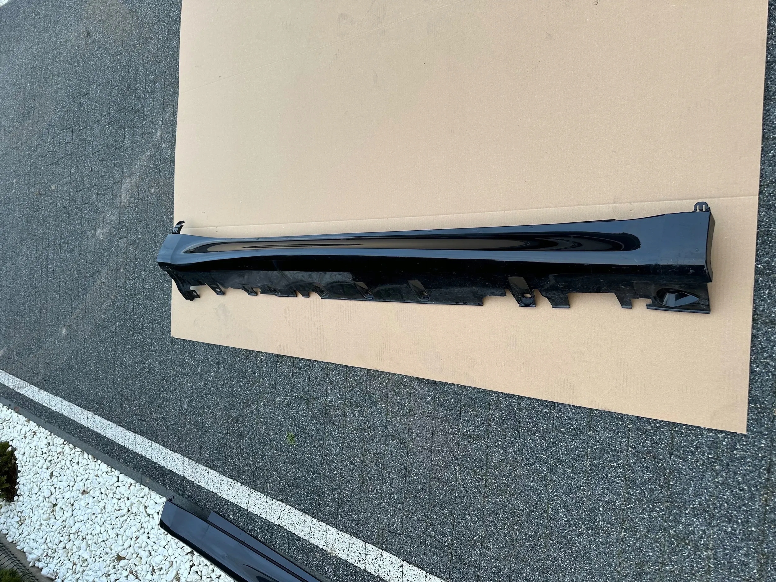 LISTWA PROGOWA PRÓG BMW X6 F16 M PAKIET PRAWY BLACK SAPHIR