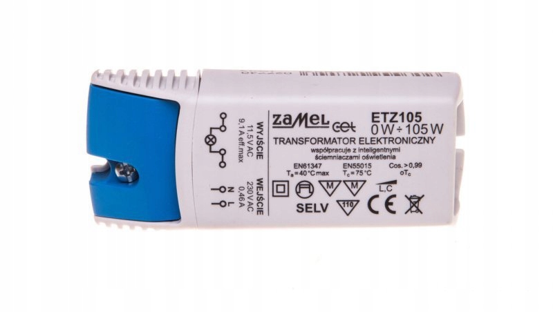 

Transformator elektroniczny 230/11,5V 0-105W ETZ10