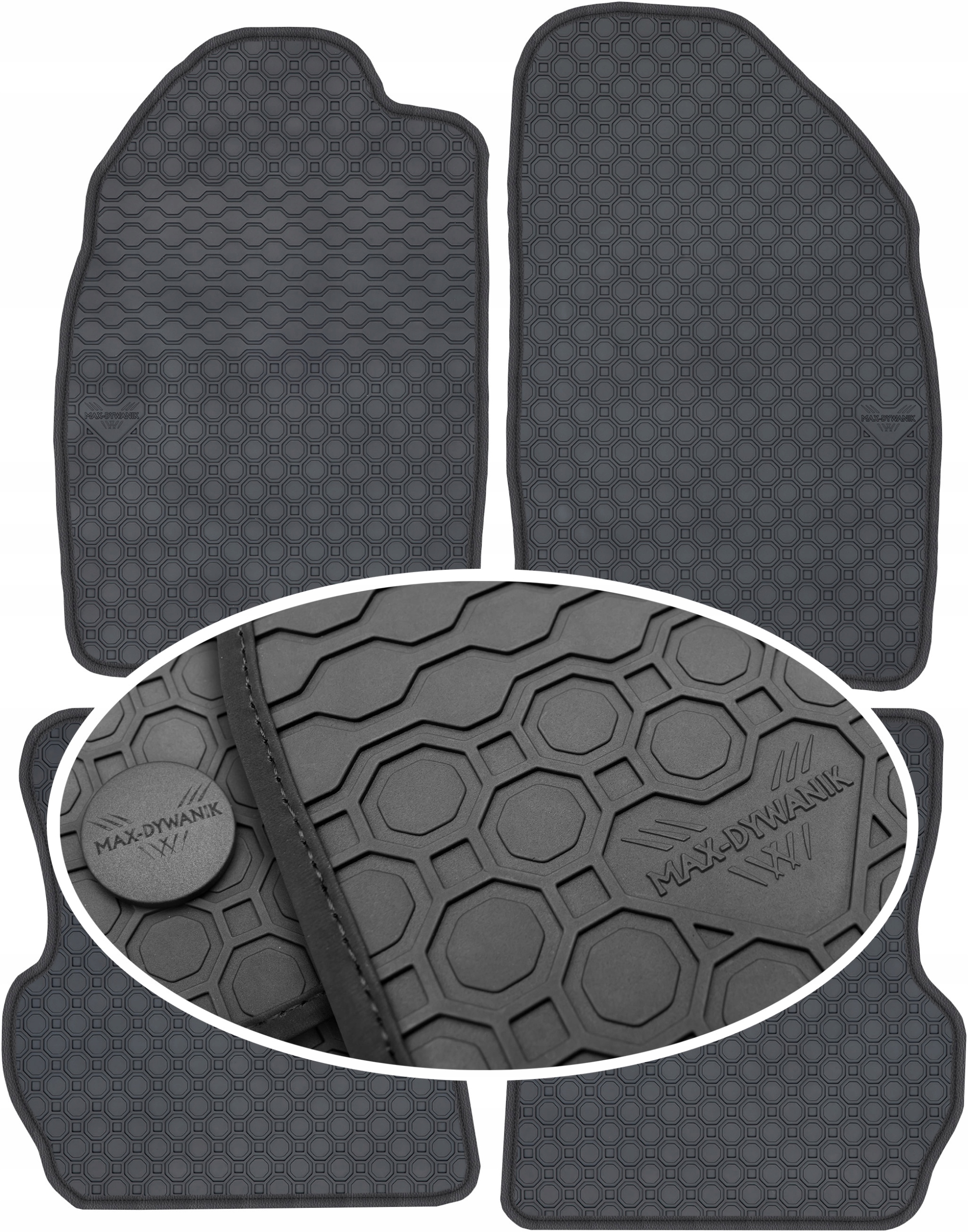 Ford Fusion Minivan 2002-2005 Gumová rohožka PrimeLiner černá