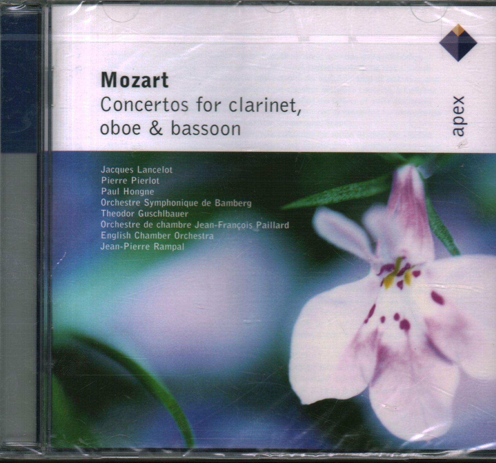 Mozart Concertos For Clarinet, Oboe & Bassoon CD