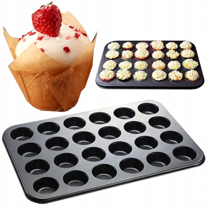 FORMA DO PIECZENIA BABECZEK MUFFINEK 24 szt MINI