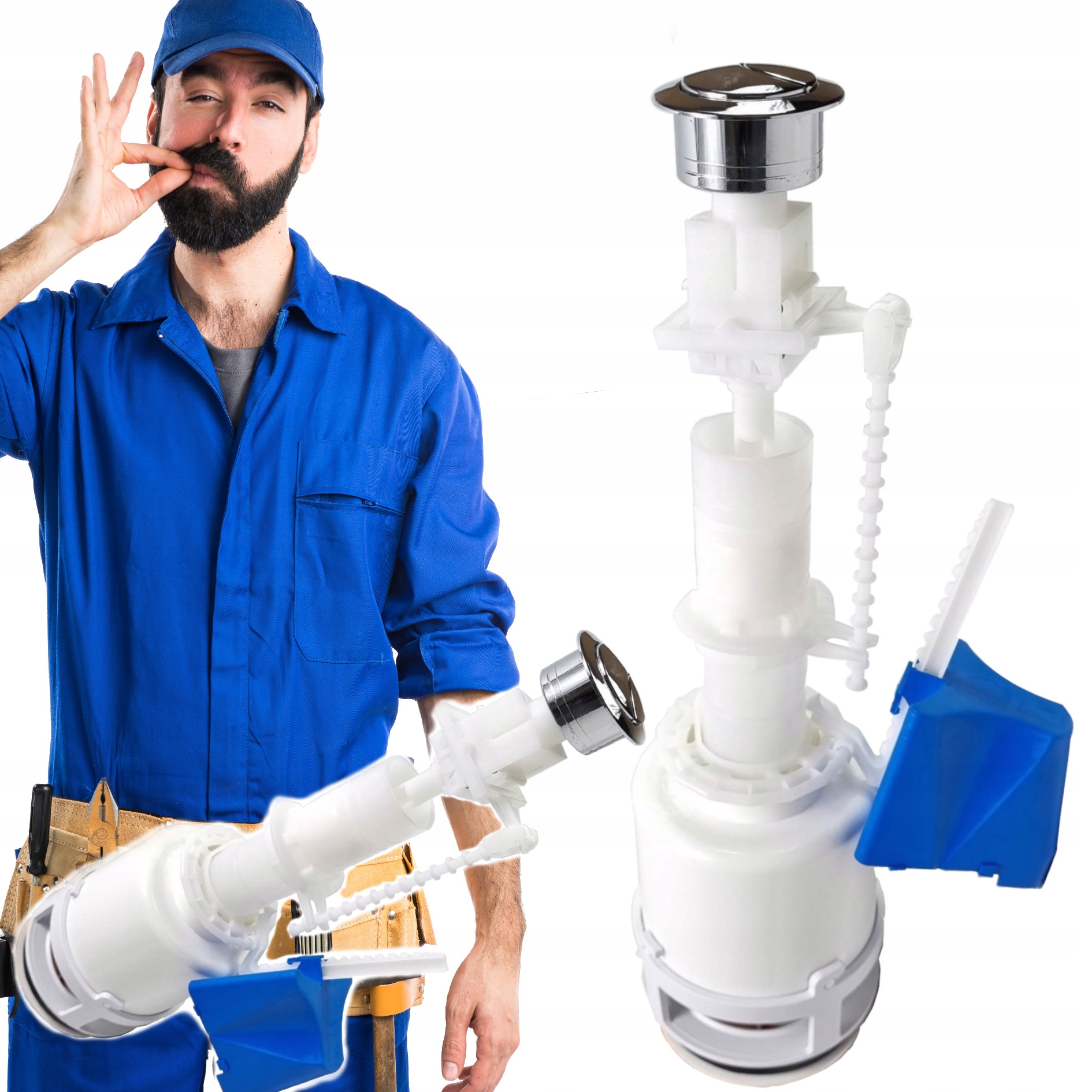 

Zawór Spustowy Do Spłuczki uniwersalny 3/6 L Koło