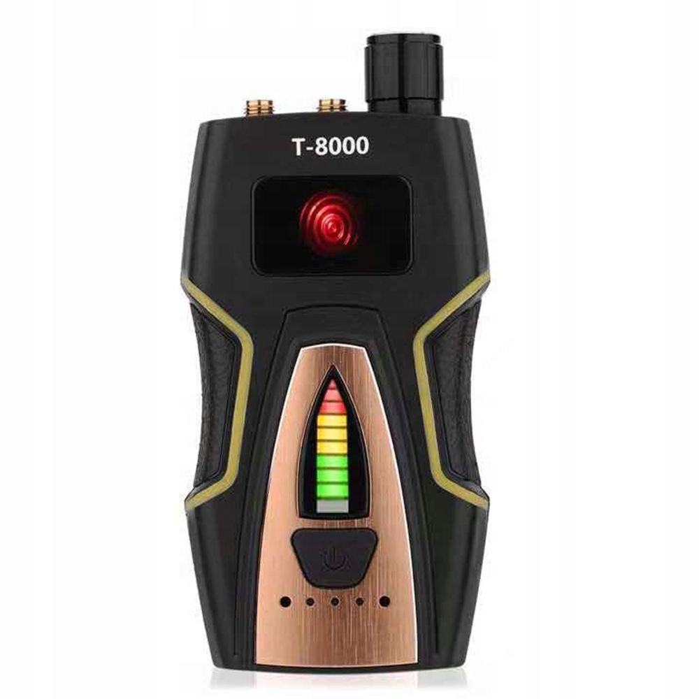 PROFESJONALNY WYKRYWACZ KAMER LOKALIZATORÓW GPS PODSŁUCH ANTY SZPIEG WIFI Model T8000