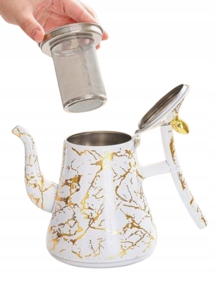 Shein Spařovací Jednotka Z Oceli Bílá S Víkem A Rukojetí O Objemu 1,5 Litru 1 Hc