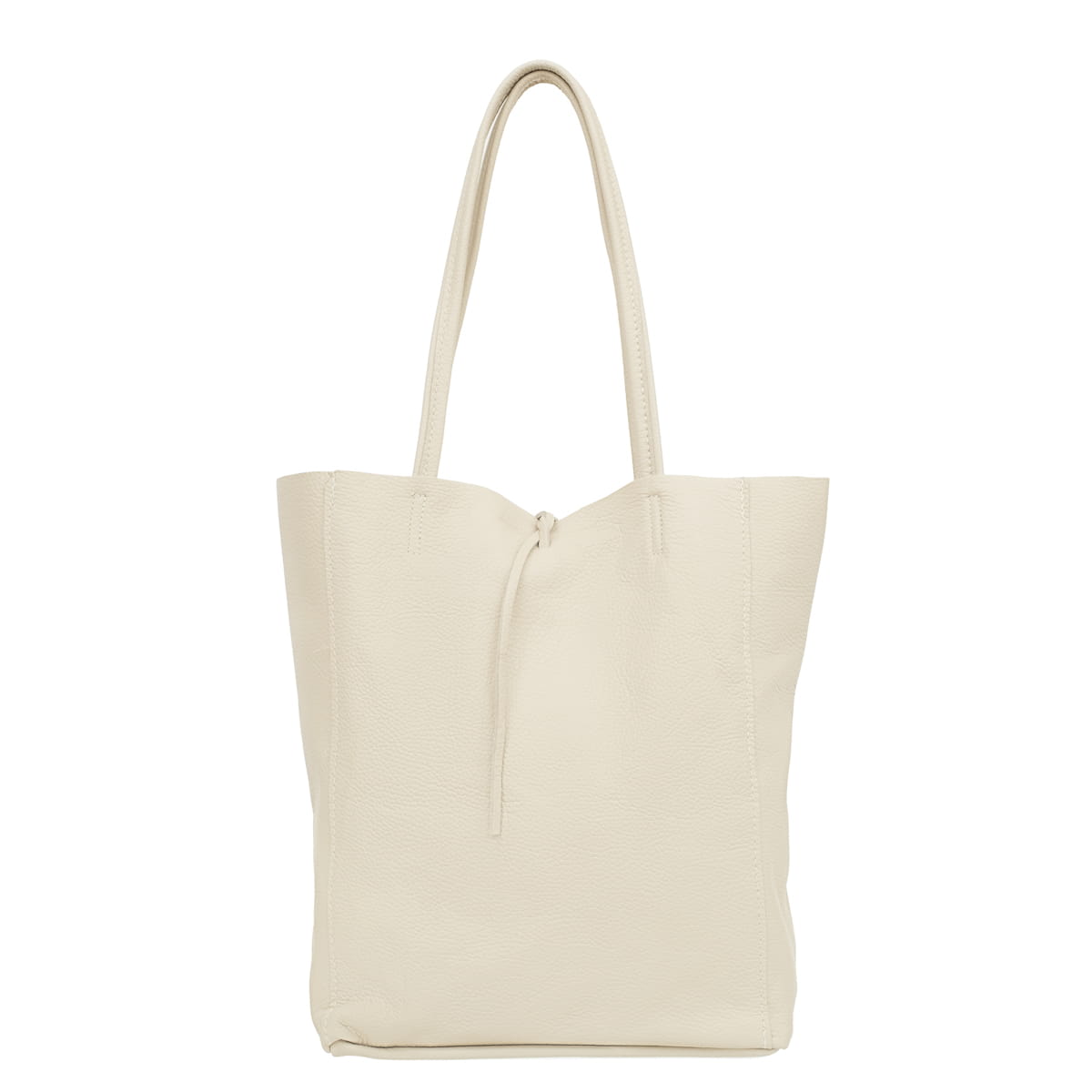 Torba Skórzana Vera Pelle Corda Ecru