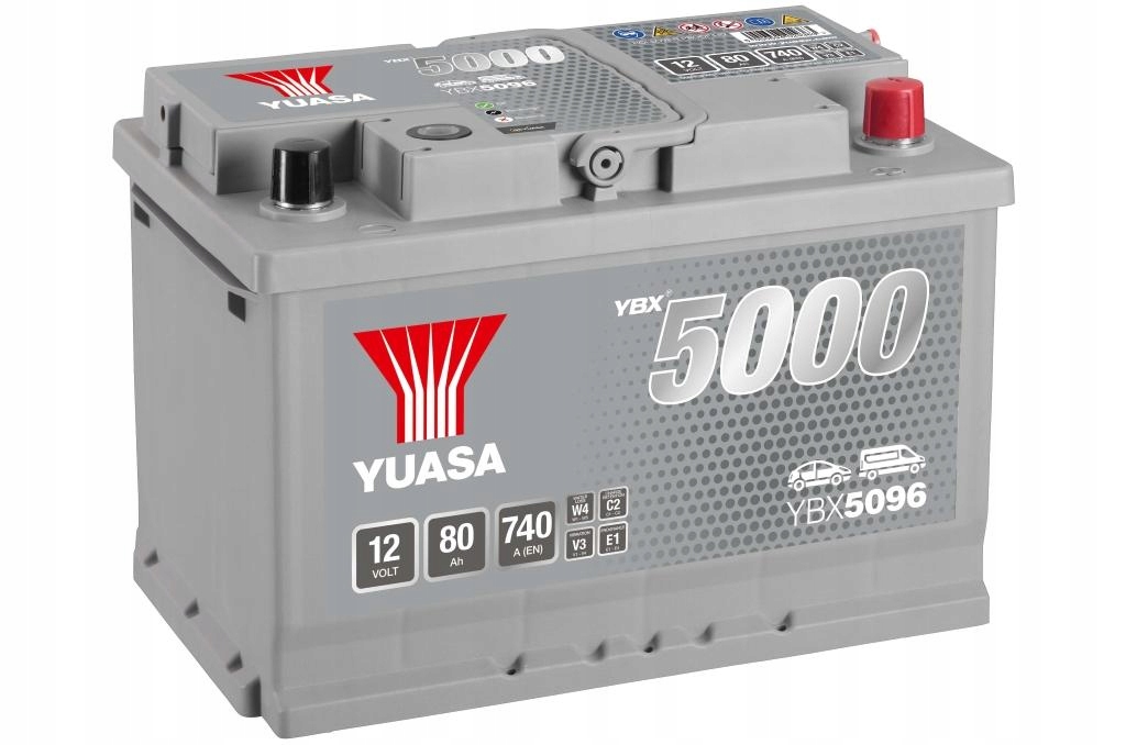 Акумулятор Yuasa Silver SMF YBX5096 12V 80Ah 740A