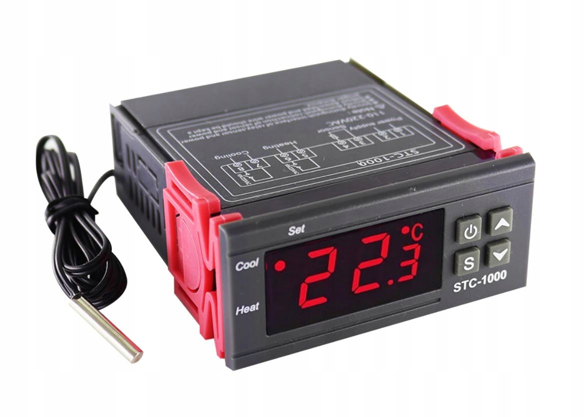 

Termostat Regulator Grzanie CHŁODZENIE-50-100 24V