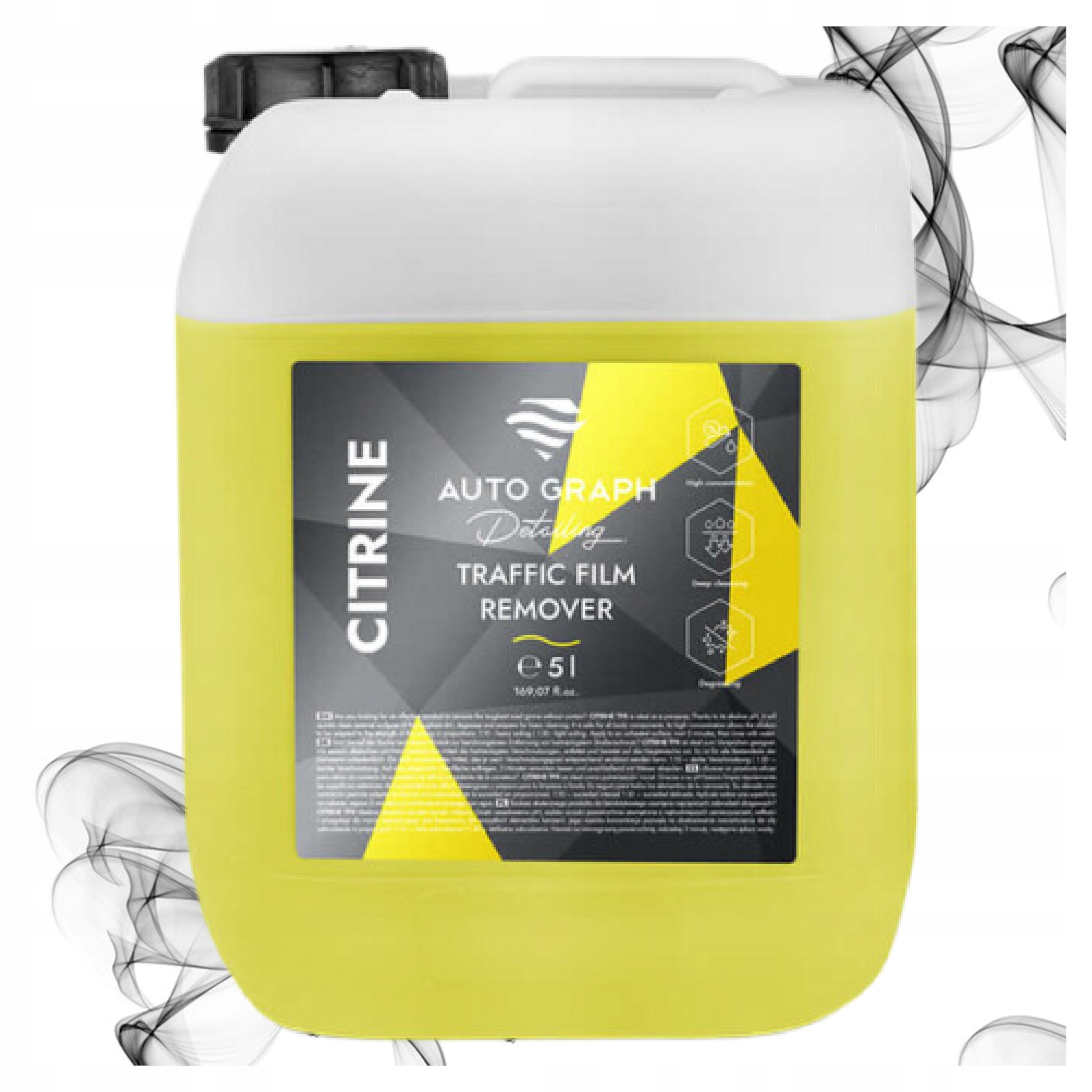 Tfr Tekutý odstraňovač skvrn pro mytí auta Auto Graph Citrine Traffic Film Remover 5L