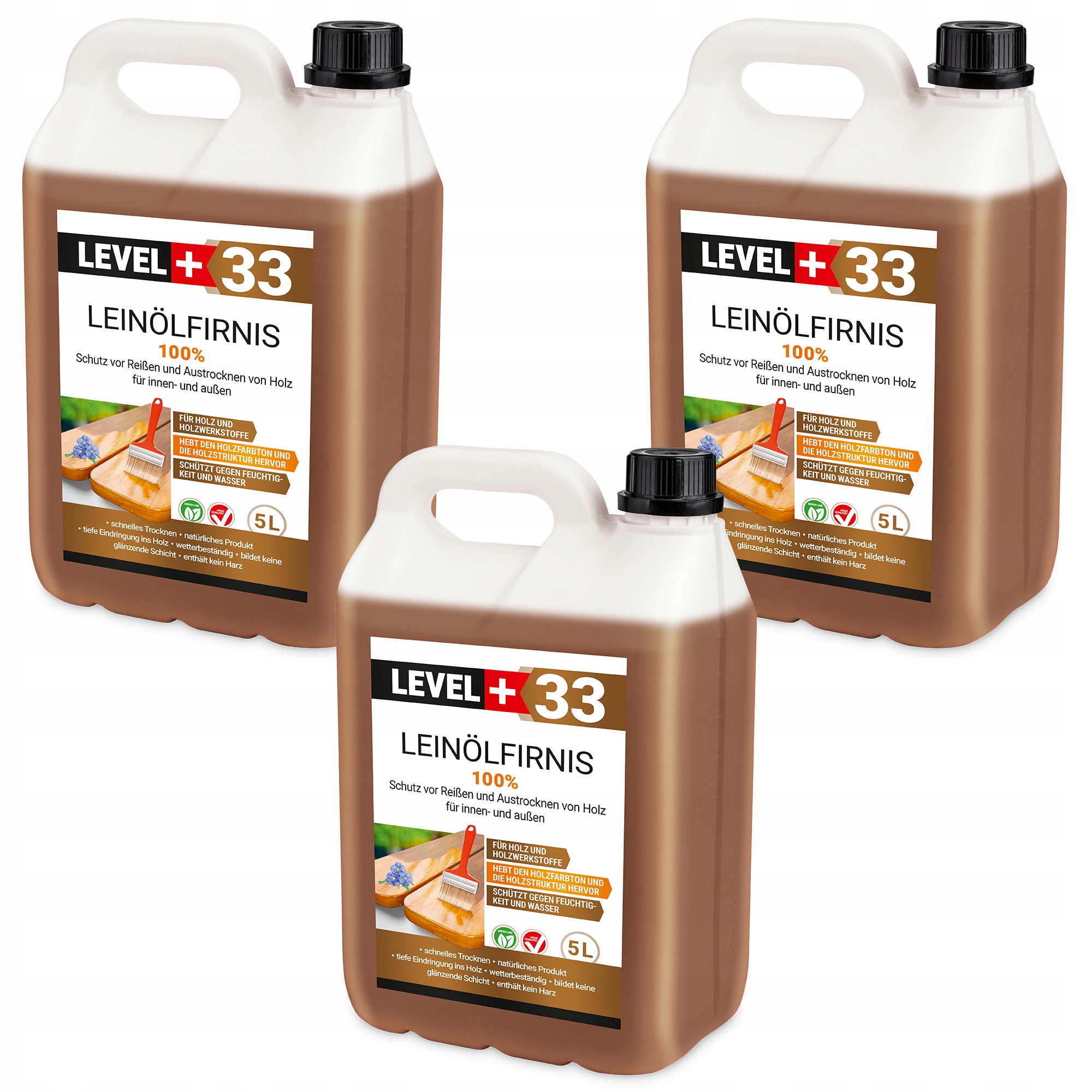 Lněný pokost 15L Lněný olej Rychleschnoucí L+33