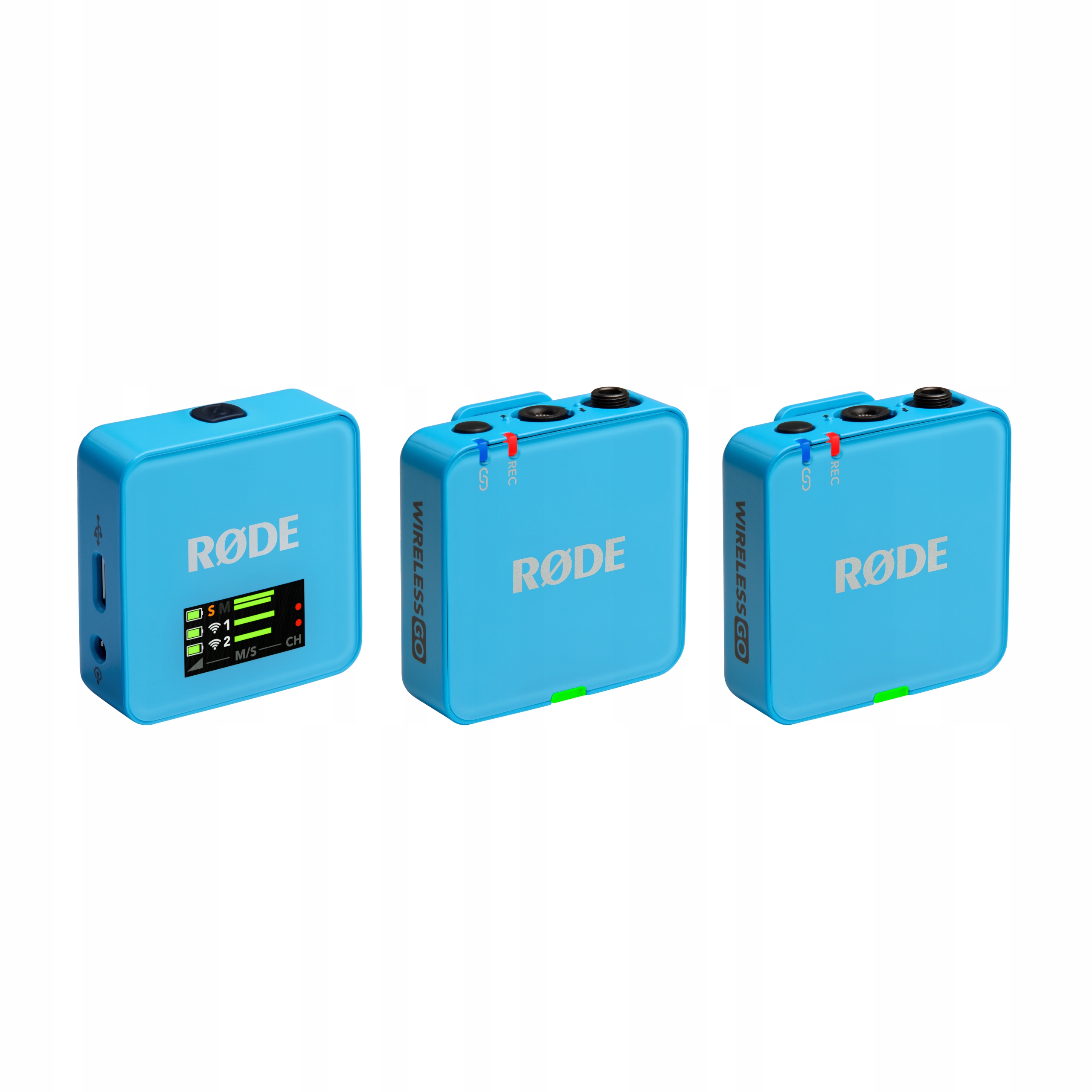 Rode Wireless Go III Blue bezdrátový mikrofonní systém s 32bitovým záznamem