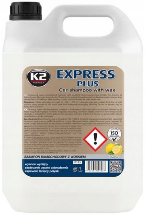 

K2 Expres Plus Szampon Z Woskiem Koncentrat 5L