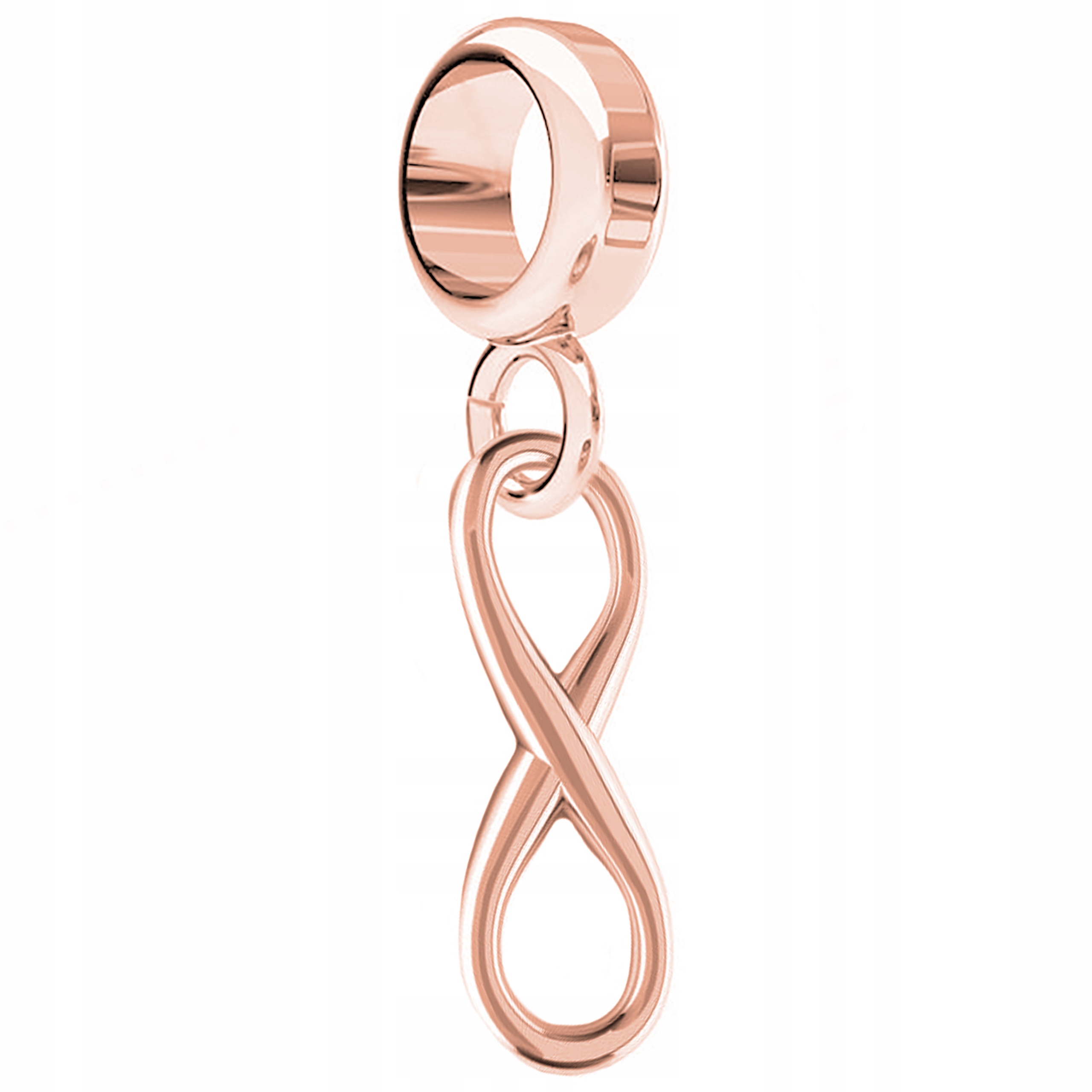 Charms Pozlacený s nekonečnem Infinity Nekonečno Stříbro 925