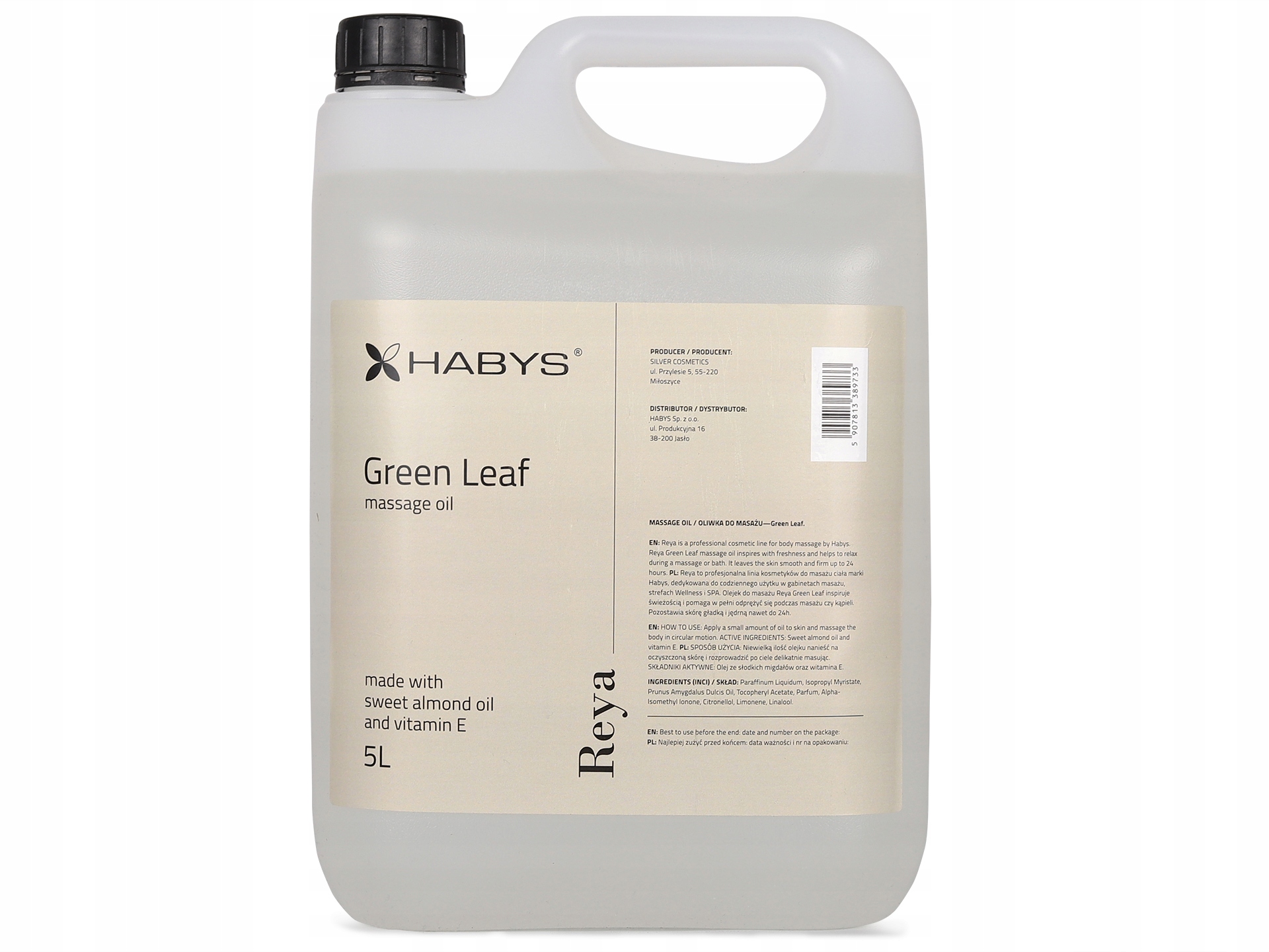 

Olejek Do Masażu Reya Green Leaf 5000 ML Habys