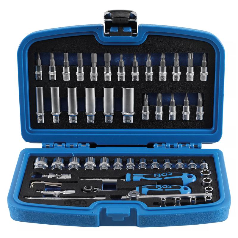 Sada nástrčných klíčů s pohonem 6,3 mm (1/4") 53 ks, Bgs 2148
