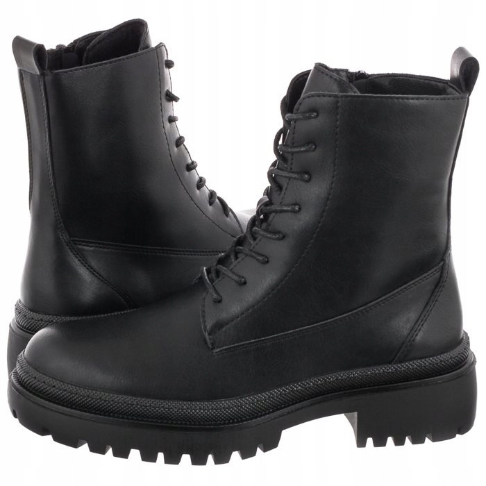 

Buty Damskie Trzewiki Sergio Leone Czarne Tr 757