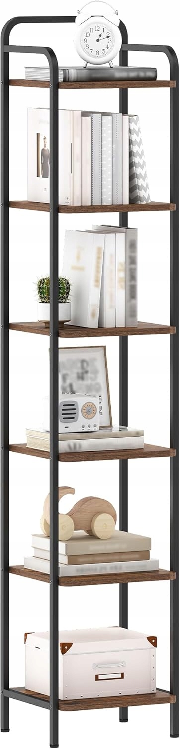 Regál na knihy Industriálny kovový rám Moderný štýlový do obývačky