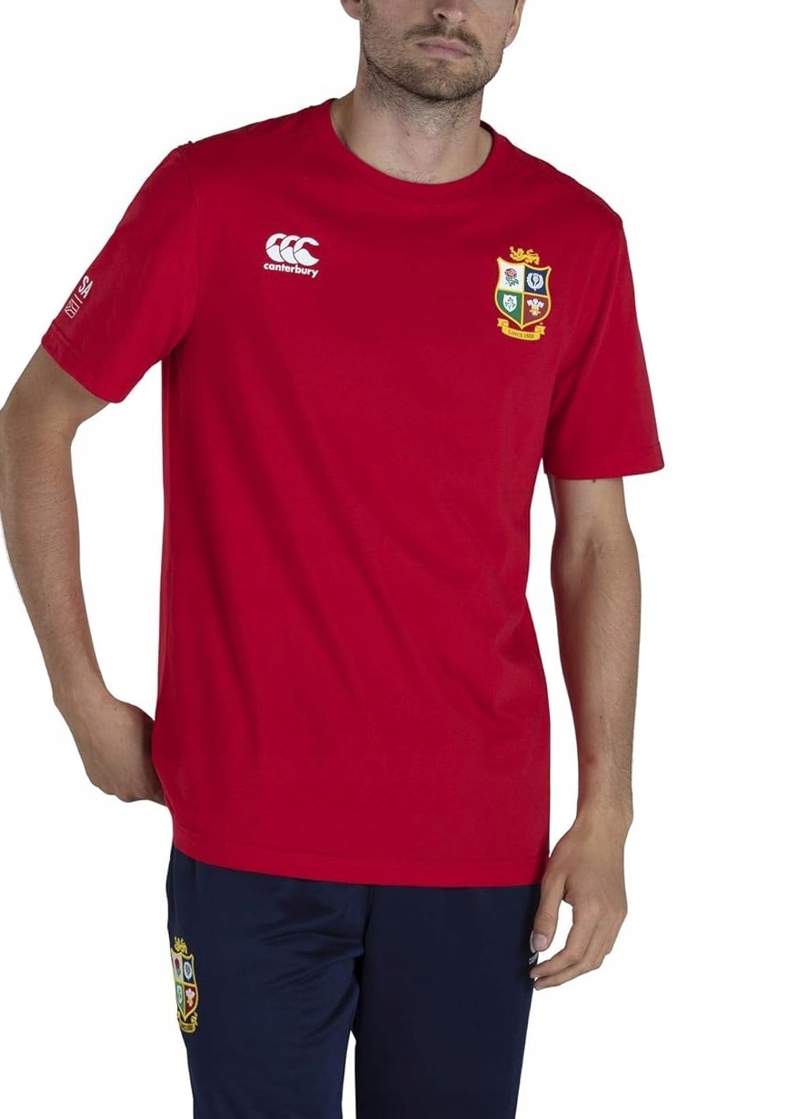 Koszulka CANTERBURY BRITISH & IRISH LIONS COTTON JERSEY TEE 4XL męska E6074