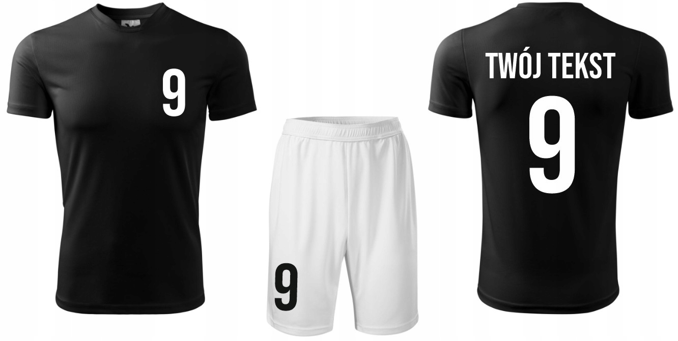 

Strój Piłkarski Z Własnym Nadrukiem Napisem Wf 146